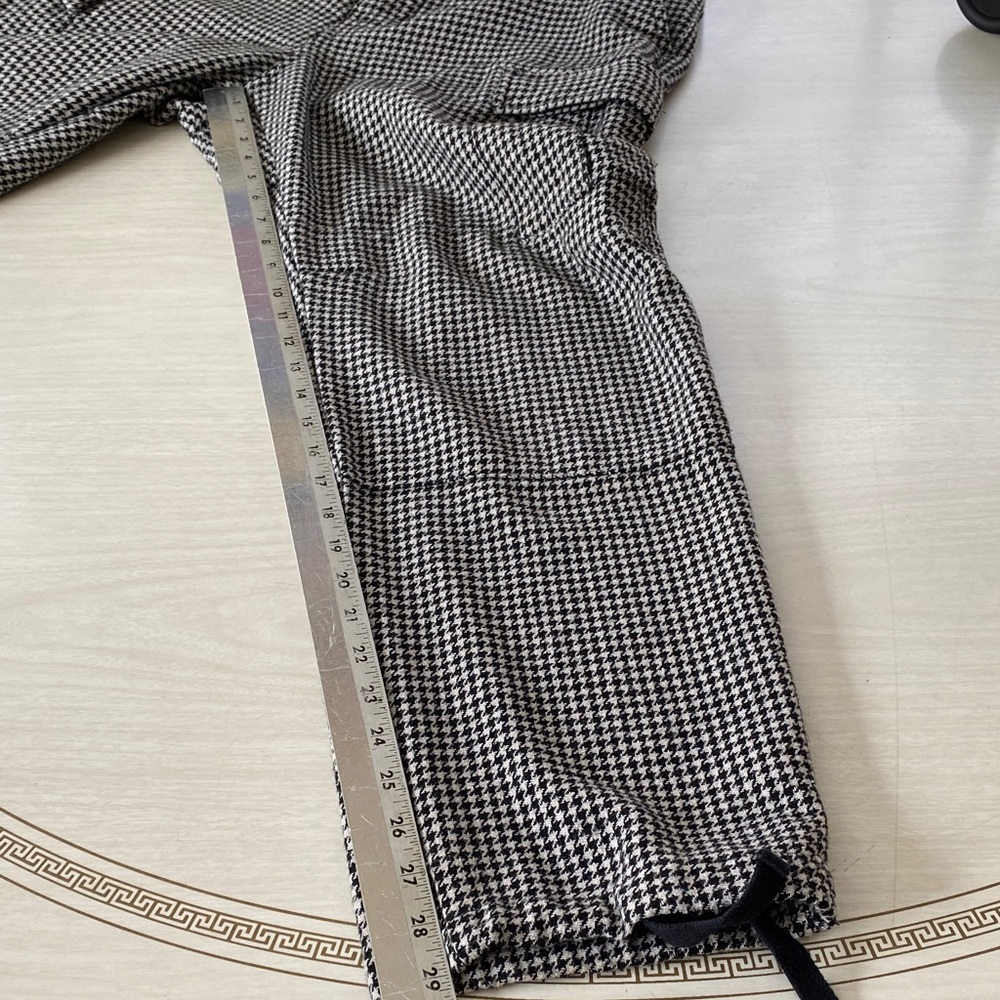 Stussy Black and White houndstooth Checkered Cargo Pants Barrel skater street - Picture 14 of 16